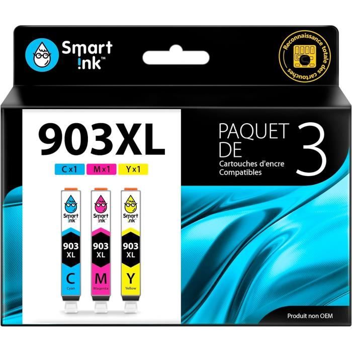 Cartouche HP 903 XL Cyan Compatible X2 NOPAN-INK - Pour OfficeJet 6900/6950/6860