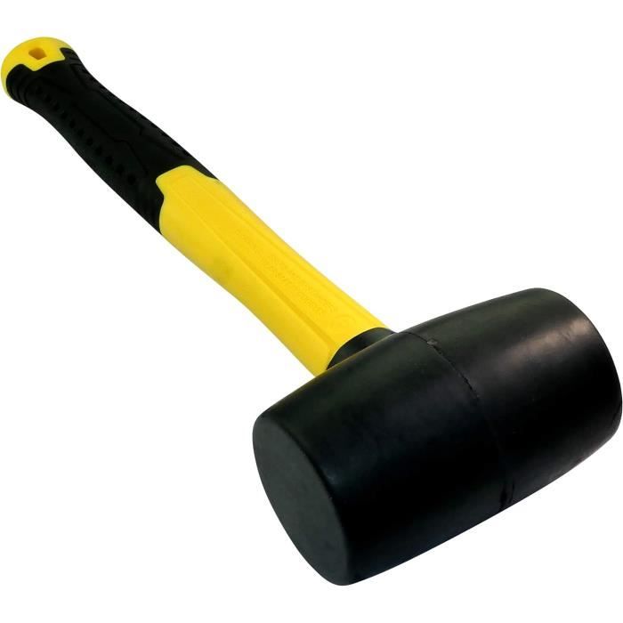 Poignée En Caoutchouc Maillet Fibre De Verre-Caoutchouc Mm 60 Rh60