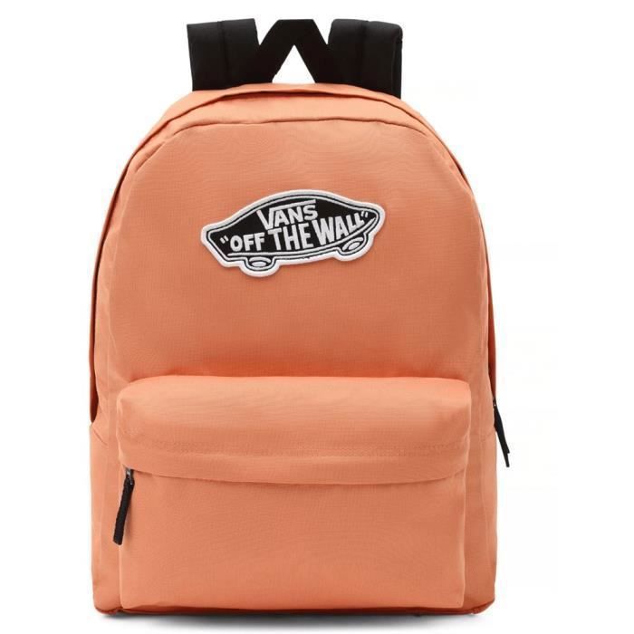 Sacs a dos VANS Realm Backpack Orange Cdiscount Bagagerie