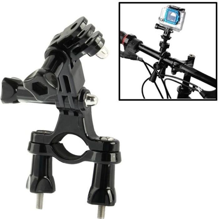 Fixation guidon GoPro Caméra Vélo Bar Support Monter avec 3 Way Bras
