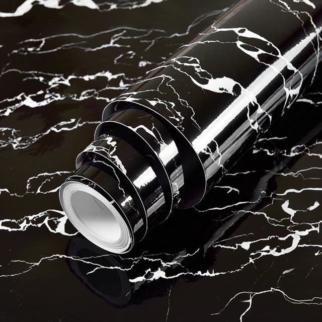 Papier Peint En Marbre Mat Et Brillant, Autocollant Auto-adhésif En PVC