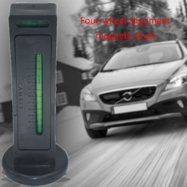 Jauge Magnétique D'Alignement De Roues - Outil Réglable Pour Mesurer Carrossage & Angle De Chasse - Pour Voiture, Camion, RV - 14