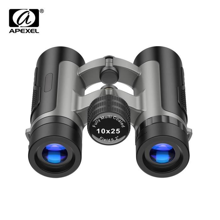JUMELLE,jumelles professionnelles 10x25, prisme BAK4, Zoom, haute