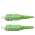 5 Mètres Câble à Fibre Optique  pour Orange Livebox, SFR La Box Fibre et Bouygues Telecom Bbox, Blanc/Vert  - 5M-1