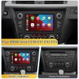 AWESAFE Autoradio Android 12 pour BMW Series 3 E90 E91 E92 E93 <1Go+32Go> avec Android Auto 7 Pouces Écran GPS Bluetooth WiFi -1