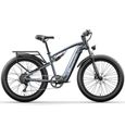 Shengmilo-MX05 Electric Bike for Adults, SAMSUNG 17.5Ah 840Wh Battery, 26" Fat Tire Electric Mountain Bicycle with 3 Riding Modes, B-1