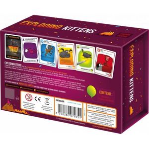Asmodee – Exploding Kittens Good VS Evil – La bataille entre le bien et le mal avec les chatons – Jeu de cartes – Jeu de société amusant pour familles et amis