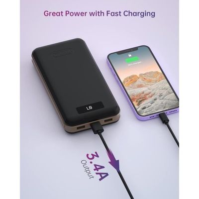Batterie Externe, 27000mah Chargeur Portable Grande Capacité, with 3 Cables  and LED Display, 3 Input 4 Output Compatible with Smartphone, Tablette :  : High-Tech