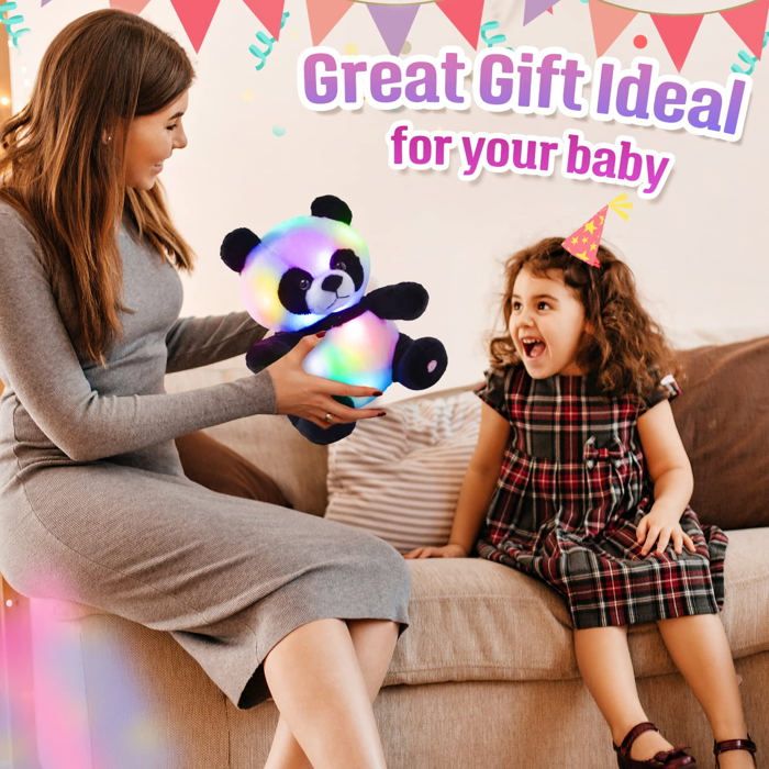 Peluche Panda Qui Court 45 Cm – Doudou Interactif, Jouet Sensoriel, Déco Douce, Cadeau Enfant