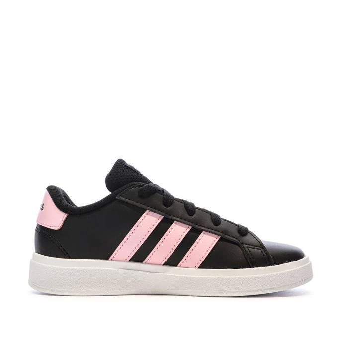 Baskets Noir/Rose Fille/ Femme Adidas Grand Court K