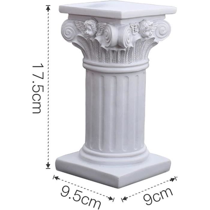 Wolkenstube Colonne décorative blanche, pilier blanc, pilier, piédestal, socle (100 x 30 x 30 cm), 80 x 20 x 20 cm