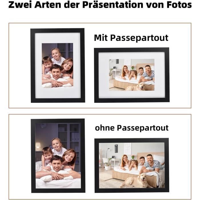 Cadre Photo Bubble Design Bulles - Format A3 (29,7 X 42 Cm) - Jaune, Fabriqué à La Main En Allemagne - En MDF Avec Verre Acrylique - 7