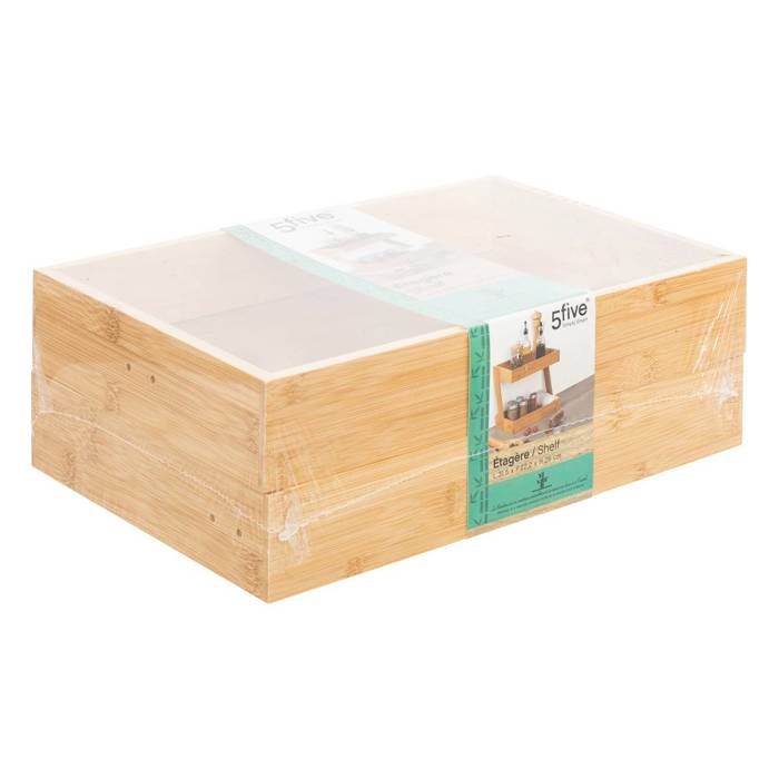 Cache Plaque 52x58 Cm En Bambou 5five Simply Smart - Rigole Récupératrice De Jus Incluse