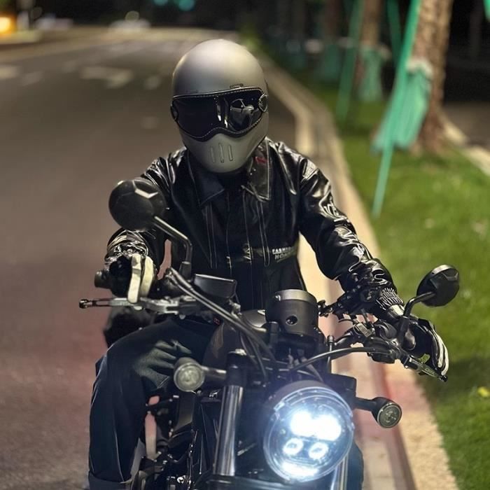 Casque Moto SB-1 Dashing Gris Mat Taille L – Visière Fumée Homologué