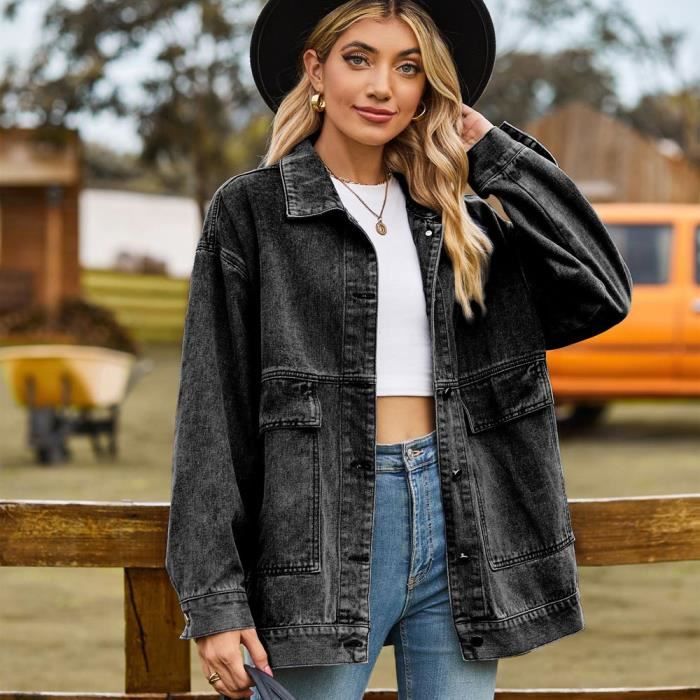 Veste Jeans Femme Taille 46 - Modèle Chic - Neuve Sans étiquettes