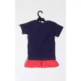 Ensemble Short Tee Shirt 100% Coton Enfant SPIDERMAN MARVEL Bleu Marine-2