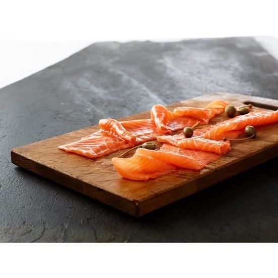 Demi Filet De Saumon Fume Pretranche Sans Peau Cdiscount Au Quotidien