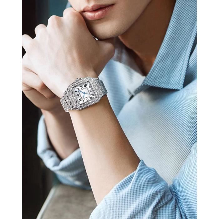 Montre store strass femme