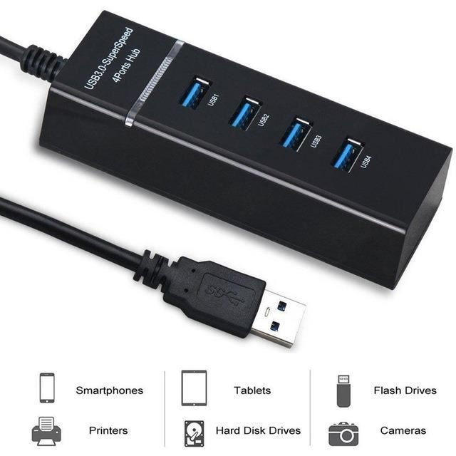 Hub USB PS4 Slim, Adaptateur haute vitesse PS4 Slim 4 en 1 Hub USB 1 port  USB 3.0 + 3 ports USB 2.0 pour Sony PlayStation 4 Slim - Cdiscount
