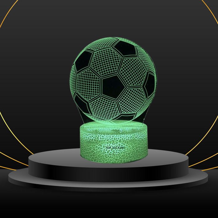 TD®Real Madrid football lumière 3D coloré tactile LED lumière