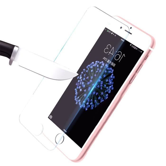 Pour Apple iPhone SE (2020) 4.7 Coque téléphone Translucide + verre trempé  Silicone Housse TPU Couverture - Cdiscount Téléphonie
