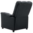 STAR®1901 Chaise de relax de luxe BEST Fauteuil de massage inclinable électrique Gris foncé Tissu ,taille:74 x 99 x 102 cm-3