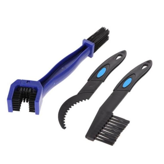 Brosse De Nettoyage de Cha/îne de Moto Nettoyeur de Cha/îne 3 R/ésistants Poils