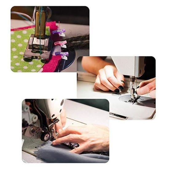 Kit De 36 Bobines De Fil Pour Machine à Coudre + 30 Clips Et Accessoires - Couleurs Variées Pour Couture Domestique