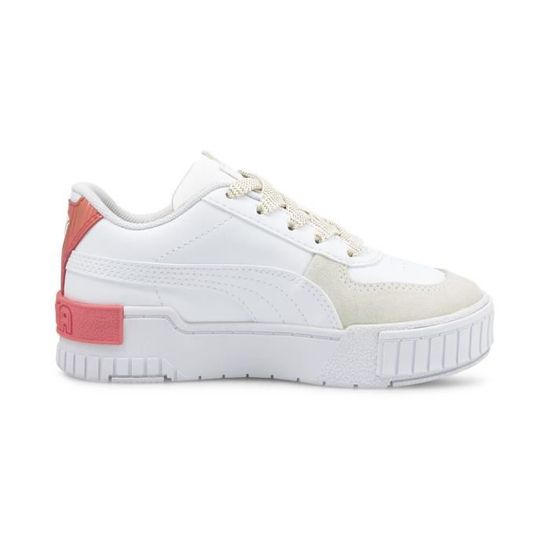 PUMA, Cali sport fireworks ps, Puma white-sun kissed coral Blanc -  Cdiscount Chaussures