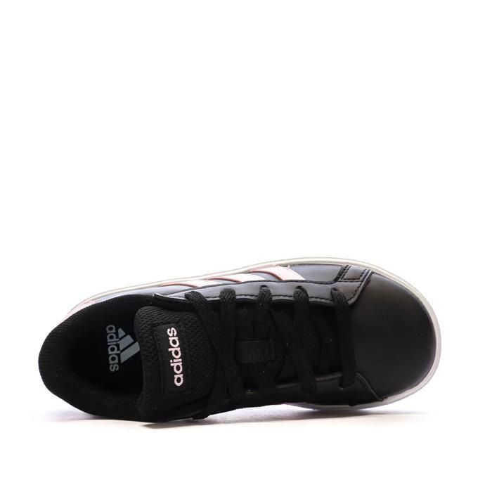 Baskets Noir/Rose Fille/ Femme Adidas Grand Court K Noir