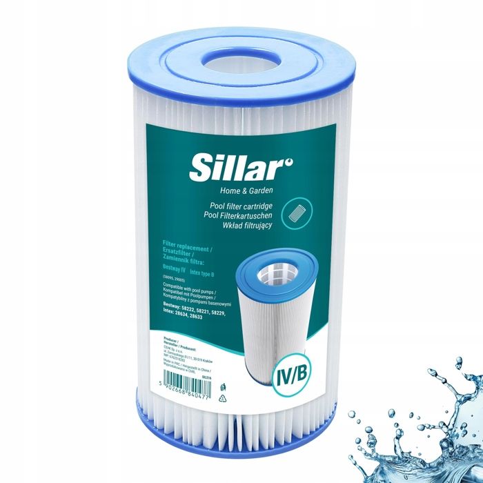 Outsunny Lot De 6 Filtres Pour Pompe De Filtration Piscine Et Spa - Cartouches 3785L/h