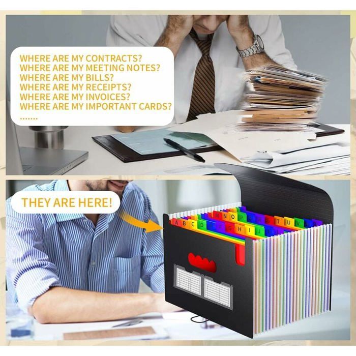Boîte De Rangement Plastique Portable - Format A4, Fermoir Pour Dossiers Et Papiers