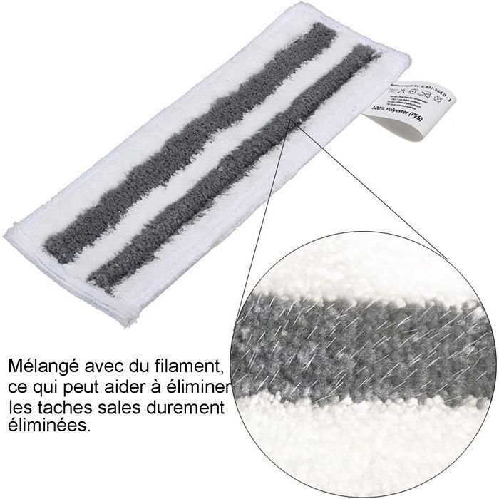 Tête de Brosse pour Karcher S, Petite Brosse Ronde Tête de Brosse pour Karcher S Brosses de Nettoyeur à Vapeur pour Karcher Frappant Apparence