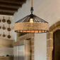 E27 Corde De Chanvre Lampe Suspendue Vintage Lampe Suspension