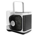 Mini climatiseur portable – Nosheir – Refroidisseur d'air USB avec ions négatifs et batterie 2000mAh – Pour bureau, chambre – Blanc