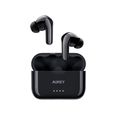 AUKEY Écouteur Bluetooth 5.0 sans Fil Sport IPX7 Etanche avec Mic TWS Etui de Charge Noir EP-T28-0