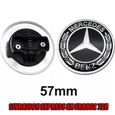 Logo Capot Mercedes Benz AMG NOIR 57mm Emblème CLASSE A B C E S CLA CLS GLA GLC-0