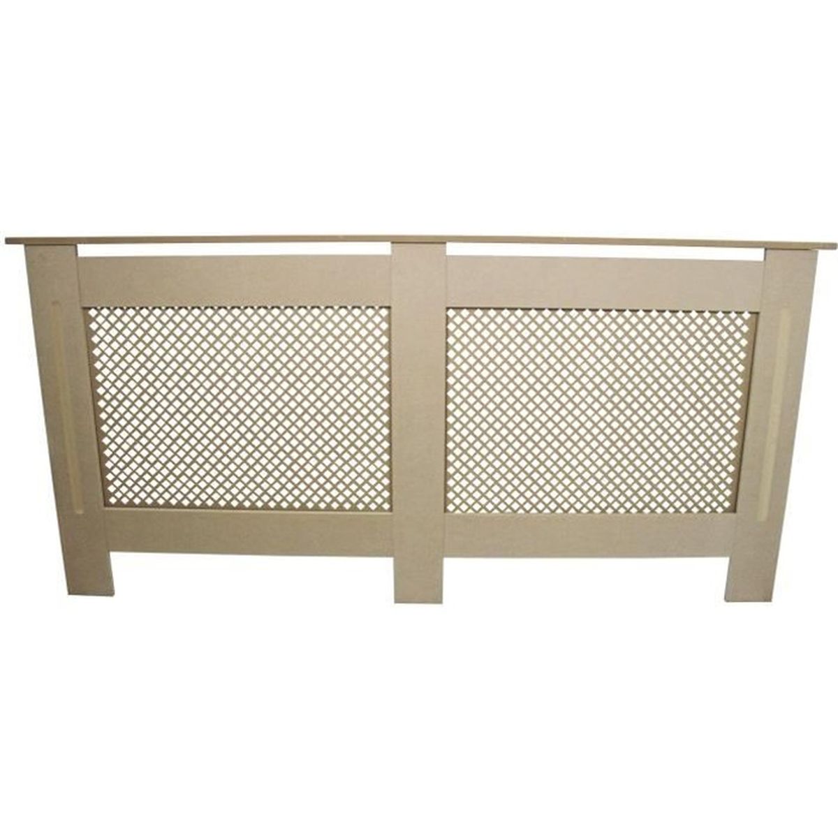 montage facile Cache-radiateur petit//moyen//grand panneau MDF peint en blanc pour d/écoration de placard moderne et traditionnel blanc