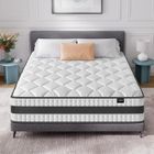 Matelas Hybride 140x190 cm INRE, Épais 25cm, Ressorts Ensachés + Mémoire de Forme, Moyenne Ferme, 7 Zones de Confort, Respirant