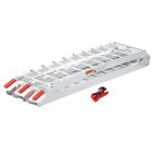 WILTEC Rampe de chargement - Aluminium - 226 cm - Pliable - Charge max 680 kg - Avec pieds