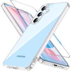 Coque Silicone Transparente + Verre Trempe Pour Samsung Galaxy S24 FE Little Boutik®