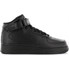 Basket Nike AIR FORCE 1 MID LE Junior - Noir - Femme - Cuir - NIKE - Lacets