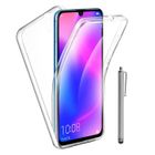 VCOMP Pour Huawei P30 Pro New Edition- P30 Pro 2020 6.47": Coque Avant et Arrière Silicone 360° + mini Stylet - TRANSPARENT