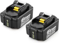 Batterie adaptée pour batterie lithium-ion de remplacement Makita 18 V 5,0 Ah BL1850 BL1860B BL1860 BL1850B BL1840B BL1840 BL1830B