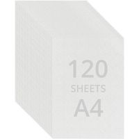 Belle Vous Papier Aquarelle A4 Blanc 200g-m2 (120 Feuilles) - Papier Dessin Composé de feuilles Aquarelle - Parfait pour les Peintre