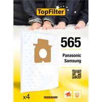 Lot de 4 sacs aspirateur pour Samsung et Panasonic TopFilter Premium ref. 64565