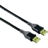 Câble de raccordement Hama USB 2.0 [1x USB 2.0 mâle type A - 1x USB 2.0 mâle type A] 1.80 m