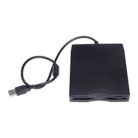 USB portable externe 3,5" 1,44MB Lecteur de disquette pour Windows 2000 - XP - Vista - Win 7 HP compatible avec CQ61 G61 G56 CQ56