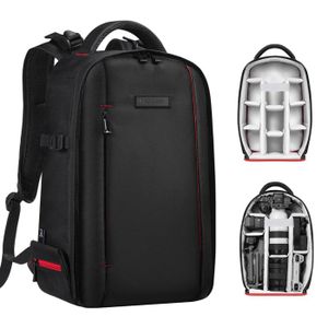 Sac à Dos étanche Pour Appareil Photo - Compartiment Ordinateur 15.6", Insert Rembourré Amovible, Compatible DSLR/SLR