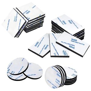 100 Pastilles Adhésives Double Face Rectangulaires - Transparentes, Amovibles, Forte Adhérence, Pour Fixation Et Décoration DIY